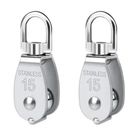 Hl-m15 Twours Pulley 304 Stainless Steel Single Block M15 Small 2pcs
