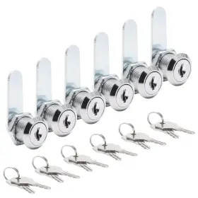 Uenhoy220119-014 Uenhoy 6 Pack Cam Locks Keyed Alike - 3/4 Inch 20mm Set For Silver