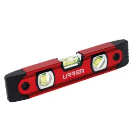 Unt12 Urrea Professional Tools 660731691290 Torpedo Level 9 Inch With Anti-shock Rubber End Caps And Magnetic Base