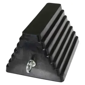 Wc975 Us Cargo Control 840086920270 9-1/4 Inch Rubber Double-sided Wheel Chock With Eye Bolt