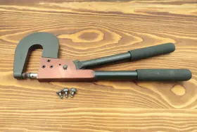 53-420-3a Usatco Hand Rivet Squeezers With 3 Inch Yoke And Sets 3/32-5/32