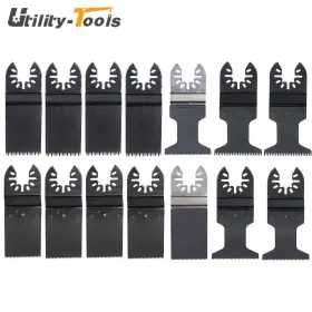 Ut4035120 Utility-tools 14 Pcs Precision Wood/soft-metal Bi-metal Oscillating Saw Blade