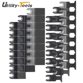 Ut4035534 Utility-tools 48 Multitool Quick Release Saw Blades Kit Metal Wood Universal Oscillating
