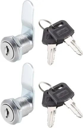 19052200 Uxcell Cam Lock 3/4 Inch Cylinder Length Cabinet Locks With No.4 Fits
