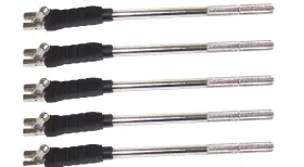 Vp-03ps V-pro Vt022 5 Pieces Hd Steel Valve Stem Puller With Rubber Block -tire Changer