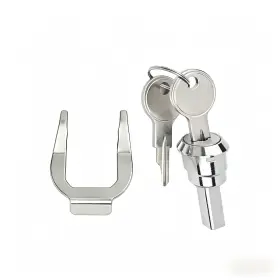 43622 Vantobest 1 Set Universal Stainless Steel Toolbox Lock 180 Rotation Cabinet Silver