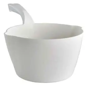 56825 Vikan Large Hand Scoop White 13 Inch L 8-1/4 W