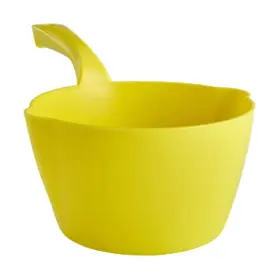 56826 Vikan Yellow 64 Ounce Scoop With Pour Spouts