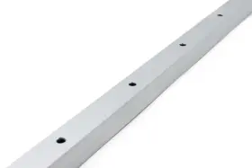7210-slv Vistaview Cabletec 3/4 Inch Square Silver Aluminum Pre-drilled Pickets With Mounting Brackets Fo