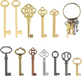 Vyh 724891837902 12pcs Hollow Barrel Skeleton Key Universal As Shown In The Figure