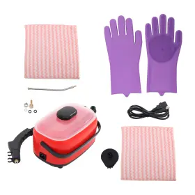 Wa3917727ur Waltvotur 2500w Steam Cleaner Red Portable-car Engine Degreasing&tile Grout 1500ml 110v