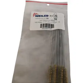 Sts-1 Weiler 21139 Pack Of 10 New Brass Hand Tube Brushes 1/4ftft Dia Sts-1/4