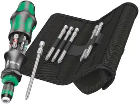 05051017001 Wera 051017 Kraftform Kompakt 20 Tool Finder 2 With Pouch 13 Pieces