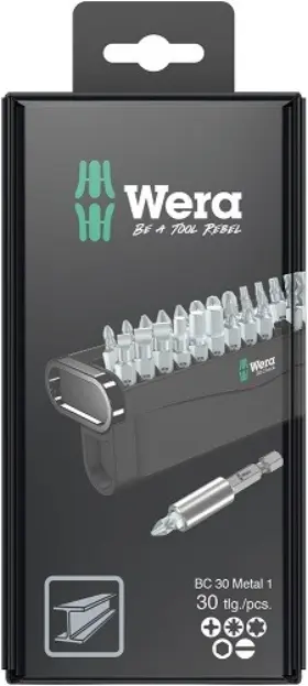05057440001 Wera Tools 5057440001 Bit-check 30 Metal 1 Sb Pcs 1ea