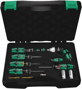 05074746001 Wera 5074746001 7443/12 Assembly Set For Tyre Pressure Conweol Systems 12 Pcs