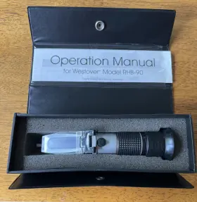 Rhb-90 Westover Honey Refractometer - 58-90 Brix/honey Scale With Case New