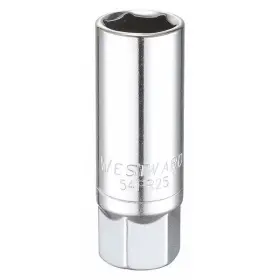 54pr25 Westward 3/8 In Drive Metric Socket 6 Points Spark Plug 16 Mm Steel
