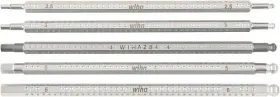 28476 Wiha 5 Piece Drive-loc Vi Hex Blade Set