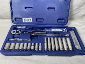50662b Williams 1/4 Inch Drive 6 Point Sae Sockets And Tool Set 21pc #50662b