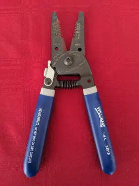 Jhw23518 Williams Industrial 23518 Heavy Duty Front End Wire Strippers Serrated Jaws 14-24 Awg