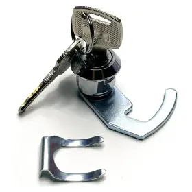 6820 Wnhcrtd Zinc Alloy Cam Lock With Quick Clip And 2 Keys Included Fit For Cash Silver