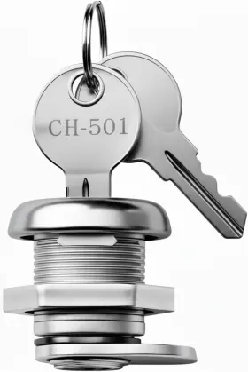 Tbl-01 Wooch Truck Tool Box Lock Replacement 5/8 Inch Cylinder 1 Pack - Ch501 Silver
