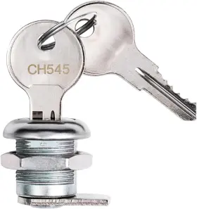 Ttbl-01 Wooch Truck Tool Box Lock With Keys 5/8 Inch Replacement 1 Pack - Ch545 Silver