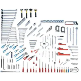 Wright Tool 076799001269 126 Intermediate Set-tools Only 255 Pieces
