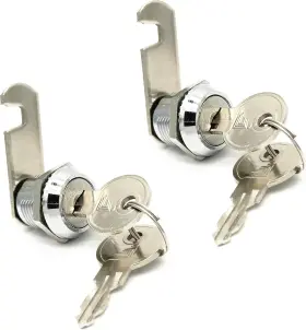 3176 Xmhf 16mm Cylinder Cam Lock Mailbox Cabinet Cupboard Drawer Silver