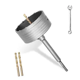 Yeuttyx 765154339320 150mm Concrete Hole Saw With 200mm Sds Plus Shank And Tungsten Alloy Teeth 6 Inch