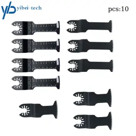 Yi294525t Yibei-tech Bi-metal Japanese Tooth Extra Long Multitool Blades 10pcs Universal Kits