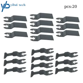 Yi294560t Yibei-tech 20 Pcs Professional Oscillating Tool Blade 4 Types For Metal Cutting Blades