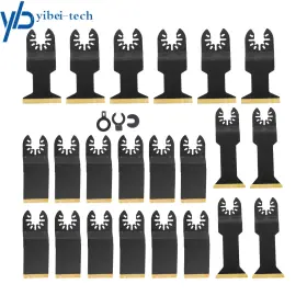 Yi294588t Yibei-tech 22 Pcs Saw Blade Multi Tool 3 Types Steel Oscillating For Metal Nails
