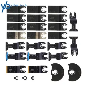 Yi294616t Yibei-tech For Metal 27 Pcs Multitool Oscillating Saw Blades Cutting Kit