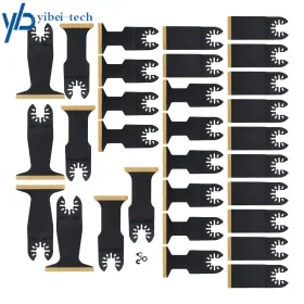 Yi294623t Yibei-tech 30 Pcs Saw Blade Multi Tool 4 Types Steel Oscillating For Metal Nails