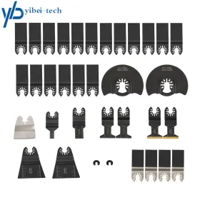 Yi294637t Yibei-tech 35 Pcs Oscillating Premium Multitool Kit For Wood Metal Plastics Tool Blades New