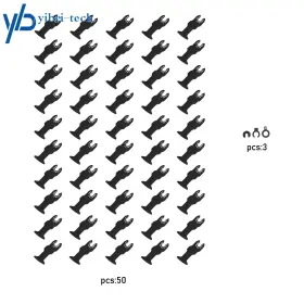 Yi294672t Yibei-tech Oscillating Saw Blades 50pcs High Carbon Steel 44mm Arc Edge Multitool