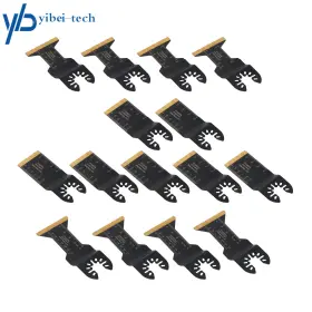 Yi294812t Yibei-tech For Nails 15 Pcs Titanium Oscillating Saw Blades Metal Cutting Multitool
