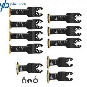 Yi294854t Yibei-tech For Metal Cutting Blades 10 Professional Steel Oscillating Tool Blade 3 Types