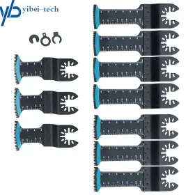 Yi294861t Yibei-tech For Fast Cutting Of Metal 10pcs Oscillating Tool Saw Blade Curved-edge Design