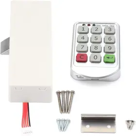 Yosoo 741870215643 Electronic Cabinet Lock Set Intelligent Digit Keypad Password Door Code