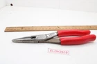 Snap-on 196CF 8" Talon Grip Long-nose Pliers With Cutter Red Usa Used. Price: $42.99.
