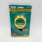 Extech 365510 Water Resistant Yellow Stopwatch With Timer & Clock Nos New. Price: $13.89.
