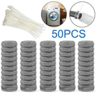 50 Lot Washing Machine Lint Trap Mesh Ties Washer Filter Drain Hose Screen Snare New. Price: $16.89.