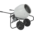 Klutch Electric Cement Mixer, 3.5 Cu. Ft. Poly Drum, 1/2 Hp, 120V New. Price: $379.99.