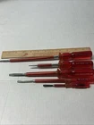 Vintage Quick-wedge 5-PC Flat Screwdriver 1253E-1736-1734E- 2356- 1838, Usa Used. Price: $24.99.