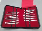 14PC Clauss & Awg Bullet Head Anti Wicking Heat Sink Cross Lock Tweezers Set Used. Price: $299.99.