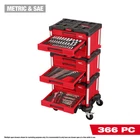 Milwaukee 48-22-9495 366PC. Master Mechanics Hand Tool Set W/ Packout & Dolly New. Price: $3999.99.