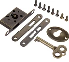 1SET Antique Bronze Full Mortise Mini Decorative Locks With Key For Furniture Dr. Price: $11.99.