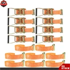 E-track Ratchet Straps 2" 15' 4400LB Tie Down Polyester Heavy Duty 8 Pack New. Price: $45.85.